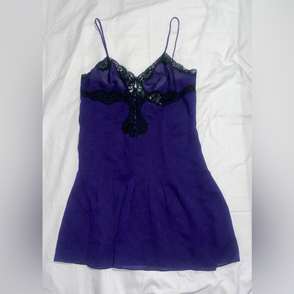 Vintage 90s Victoria’s Secret Gold Label Babydoll Slip Medium